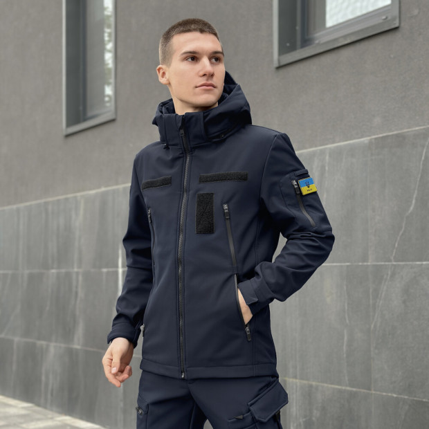Куртка Pobedov Motive с липучками Нави - 