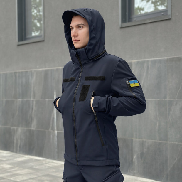 Куртка Pobedov Motive с липучками Нави - 2