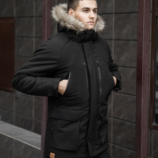 Парка Pobedov seniora udacha Чорний, 2XL - 1