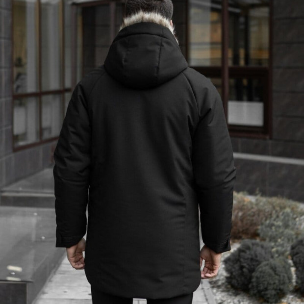 Парка Pobedov seniora udacha Чорний, 2XL - 4