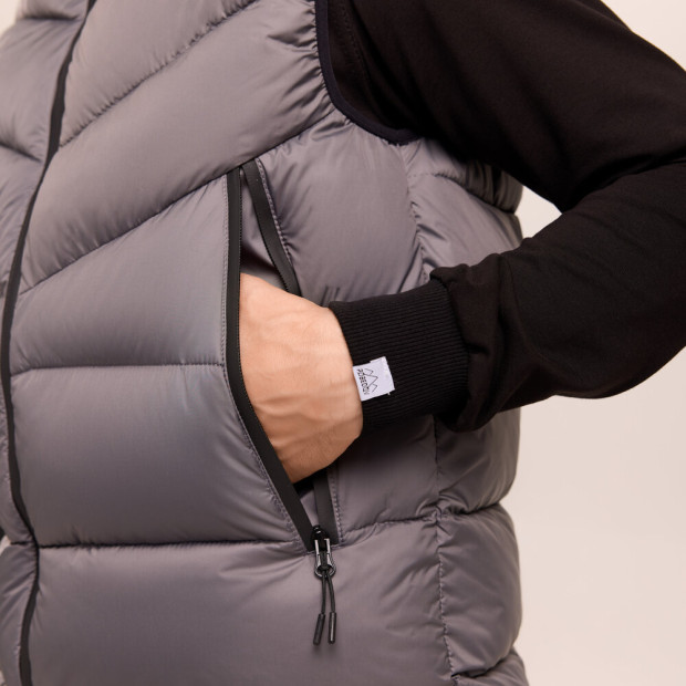 Жилет Pobedov Puffer Темно-сірий, 3XL - 5