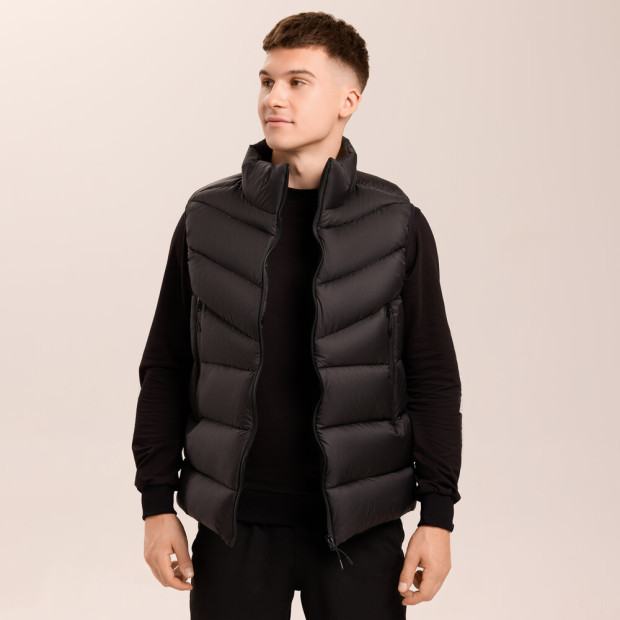 Жилет Pobedov Puffer Чорний, 3XL - 