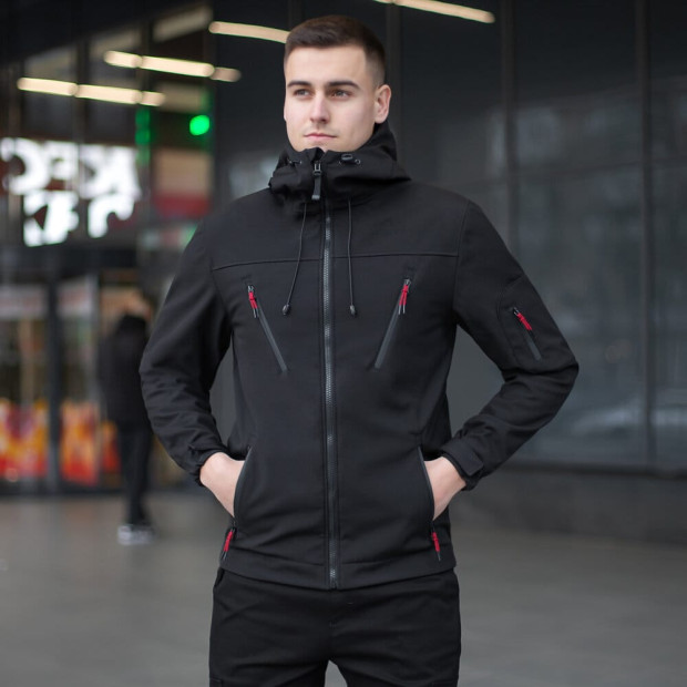 Куртка Pobedov Korol' Lev Чорний, 2XL - 