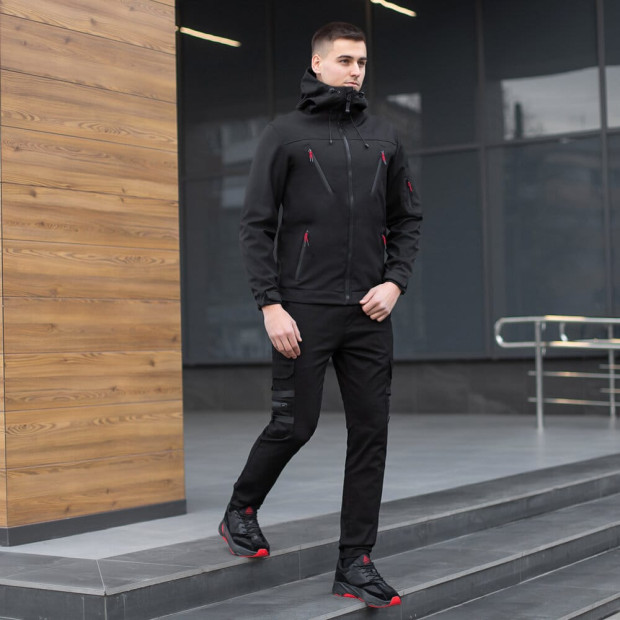 Куртка Pobedov Korol' Lev Чорний, 2XL - 3