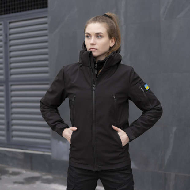 Куртка Pobedov Motive Жіноча Чорний, XL - 