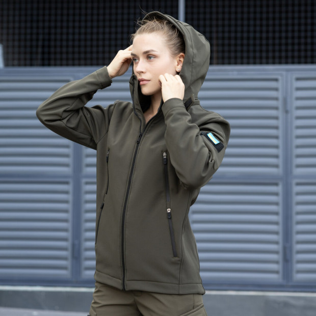 Куртка Pobedov Motive Жіноча Хакі, 3XL - 2