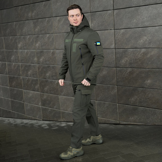 Куртка Pobedov Motive із липучками Хакі, 2XL - 6