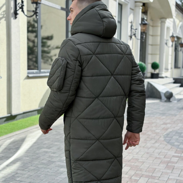 Куртка-пальто Pobedov Zmist Хакі, 2XL - 4