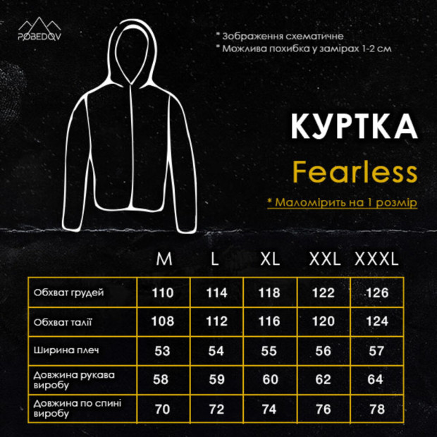 Куртка Fearless Чорний - 7