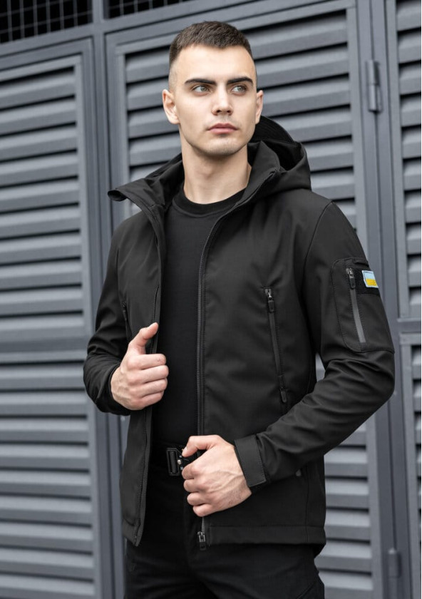 Куртка Pobedov Motive Чорний