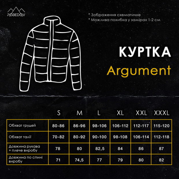 Куртка Pobedov Jacket Argument Сіро-чорний - 8