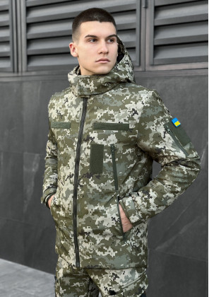 Куртка Pobedov Winter Jacket Motive ЗИМА Піксель