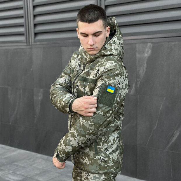 Куртка Pobedov Winter Jacket Motive ЗИМА Піксель, 3XL - 4