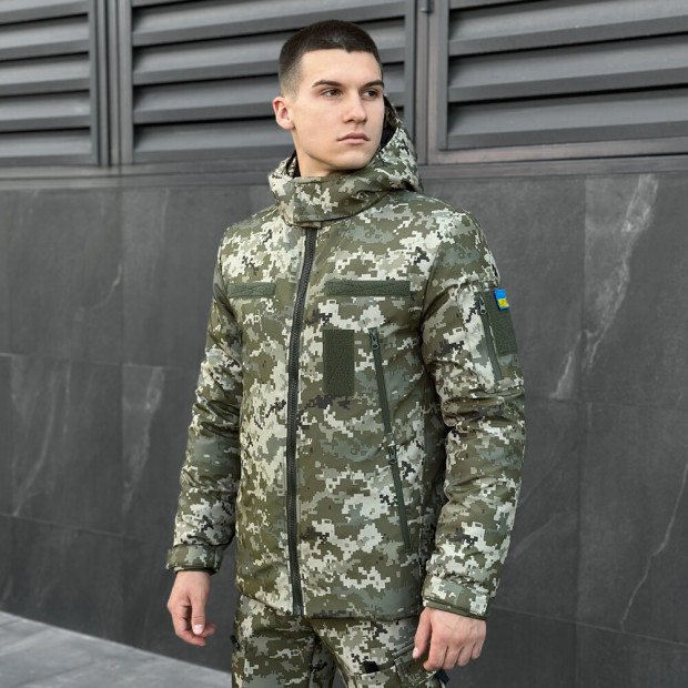 Куртка Pobedov Winter Jacket Motive ЗИМА Піксель, XL - 