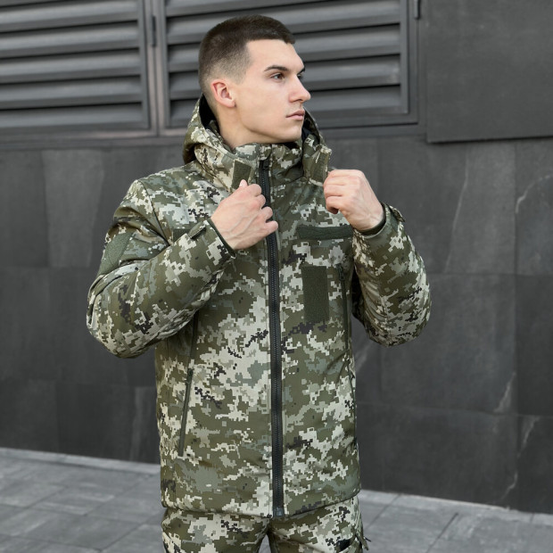 Куртка Pobedov Winter Jacket Motive ЗИМА Піксель, XL - 3