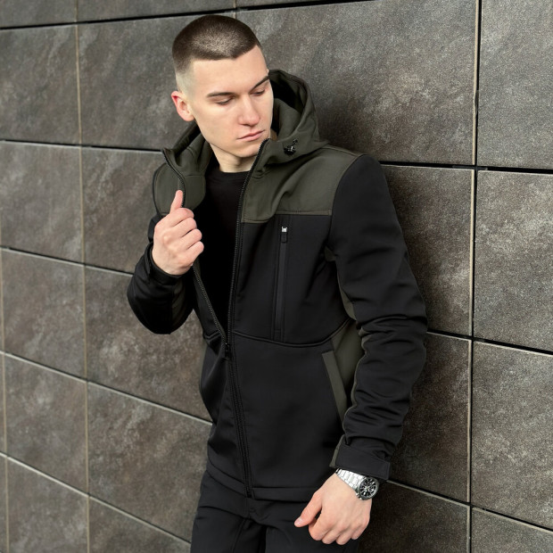 Куртка Pobedov Setup Чорний-хакі, 2XL - 3
