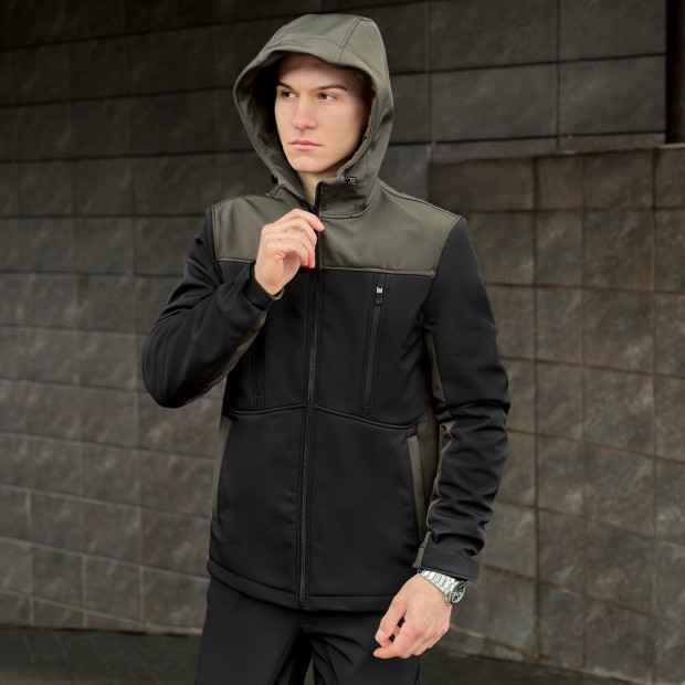 Куртка Pobedov Setup Чорний-хакі, 2XL - 4