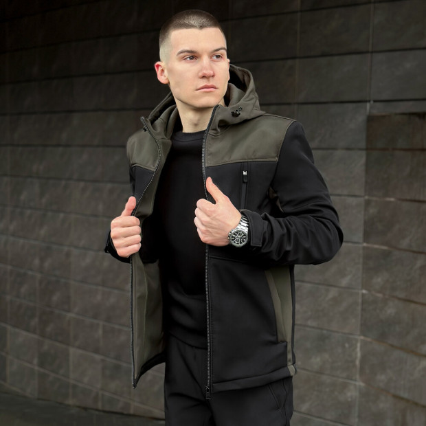 Куртка Pobedov Setup Чорний-хакі, 3XL - 5