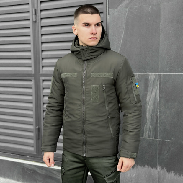 Куртка Pobedov Winter Jacket Motive ЗИМА Хакі - 