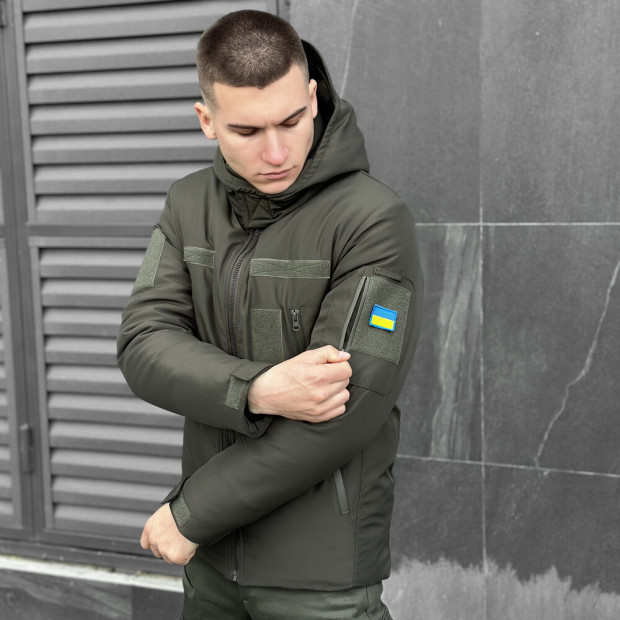 Куртка Pobedov Winter Jacket Motive ЗИМА Хакі - 2