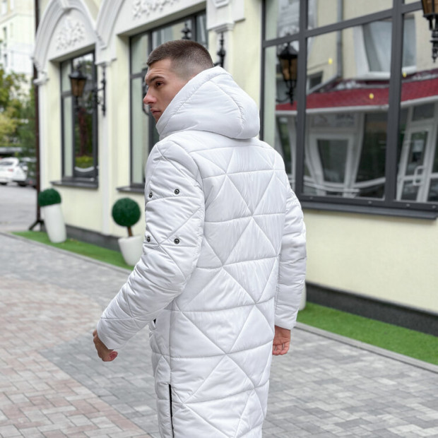 Куртка-пальто Pobedov Zmist Білий - 5