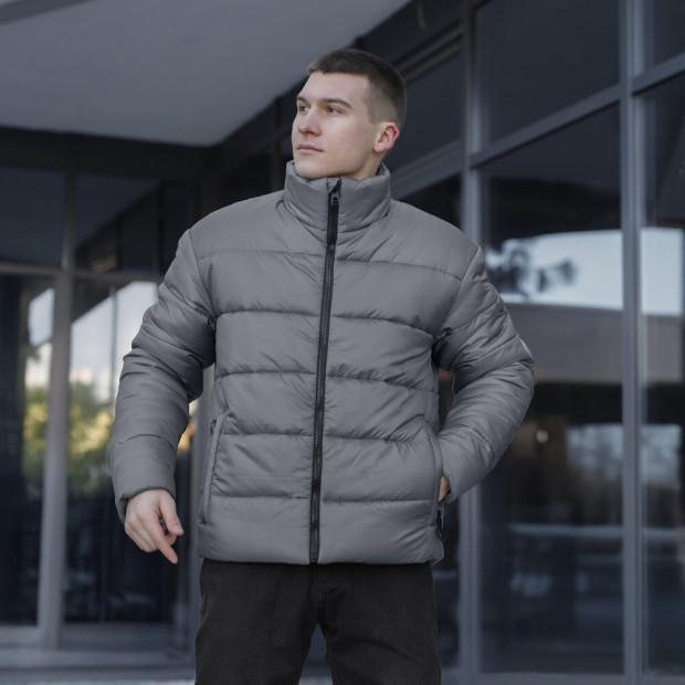 Куртка Pobedov Bubble Gum Темно-сірий, XL - 