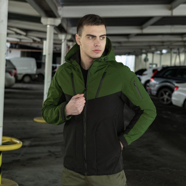 Куртка Pobedov Jacket Argument Зелено-чорний - 2