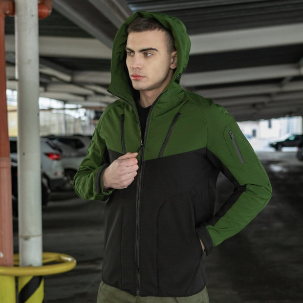 Куртка Pobedov Jacket Argument Зелено-чорний - 3