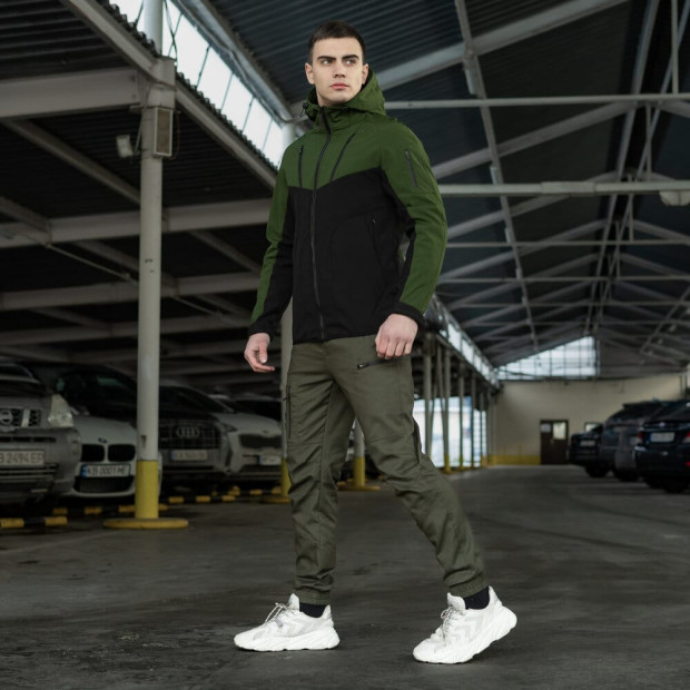 Куртка Pobedov Jacket Argument Зелено-чорний - 7