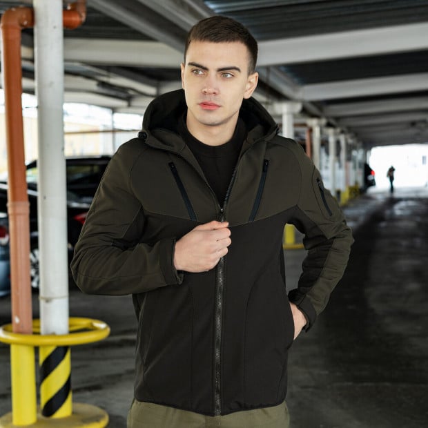 Куртка Pobedov Jacket Argument Хаки-черный - 2
