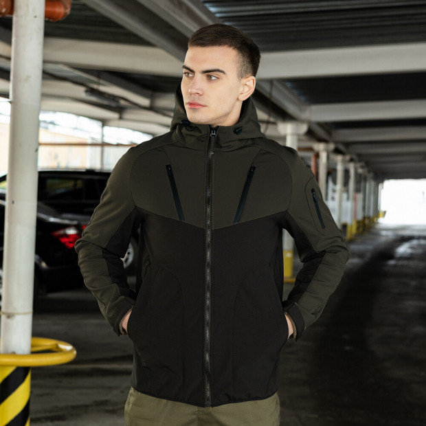Куртка Pobedov Jacket Argument Хаки-черный - 