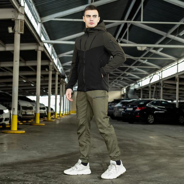 Куртка Pobedov Jacket Argument Хаки-черный - 4