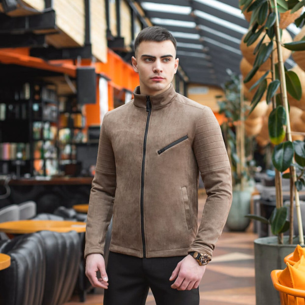 Куртка Pobedov Jacket Lucky seven Темный беж - 2