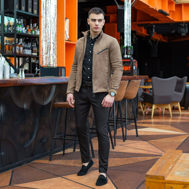 Куртка Pobedov Jacket Lucky seven Темный беж - 8