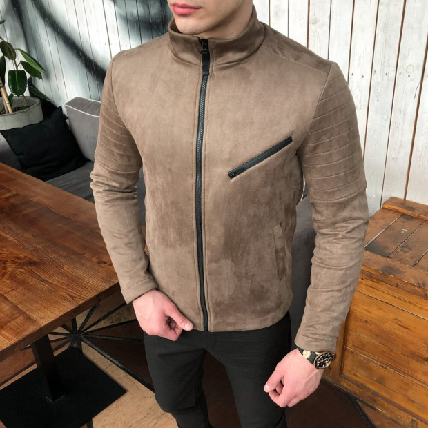 Куртка Pobedov Jacket Lucky seven Темний беж - 1