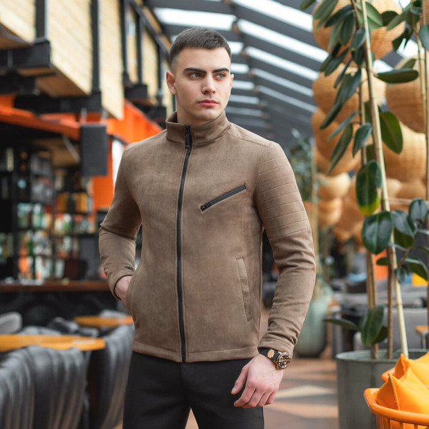 Куртка Pobedov Jacket Lucky seven Темний беж - 3