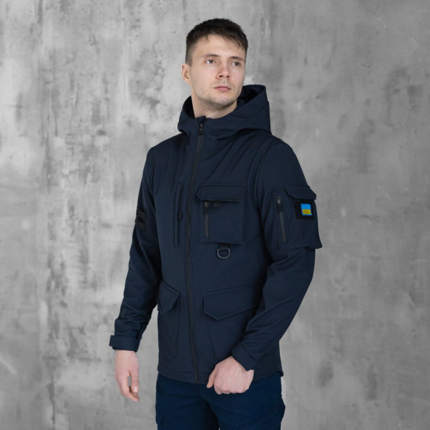 Куртка Pobedov Ukraine Нави - 1