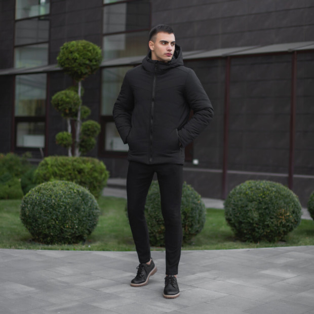 Куртка Pobedov Winter Jacket Dzen Чорний, XL - 1