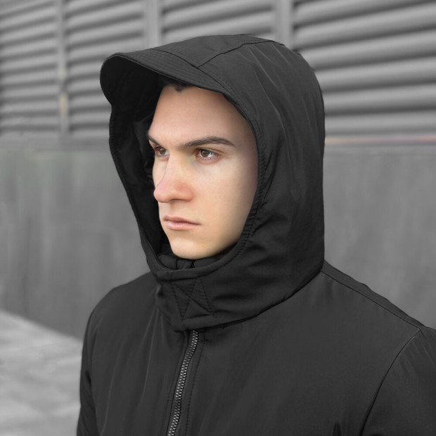 Куртка Pobedov Winter Jacket Motive ЗИМА Чорний - 4