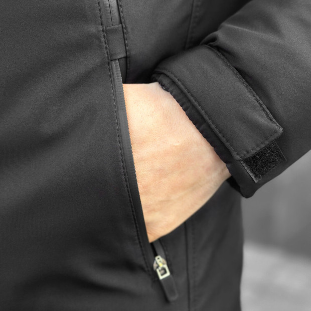 Куртка Pobedov Winter Jacket Motive ЗИМА Чорний - 6