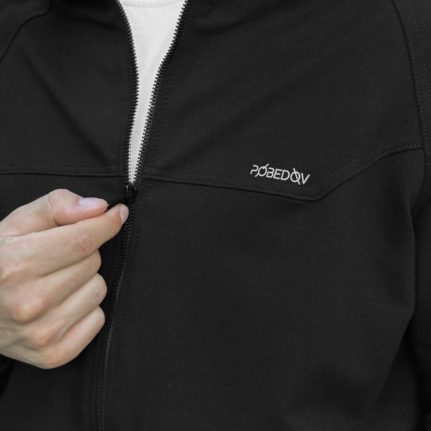 Кофта Pobedov Daily Черный, 2XL - 7