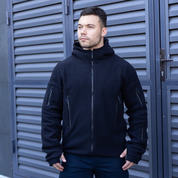 Толстовка флісова Pobedov Explorer Темно-синій - 