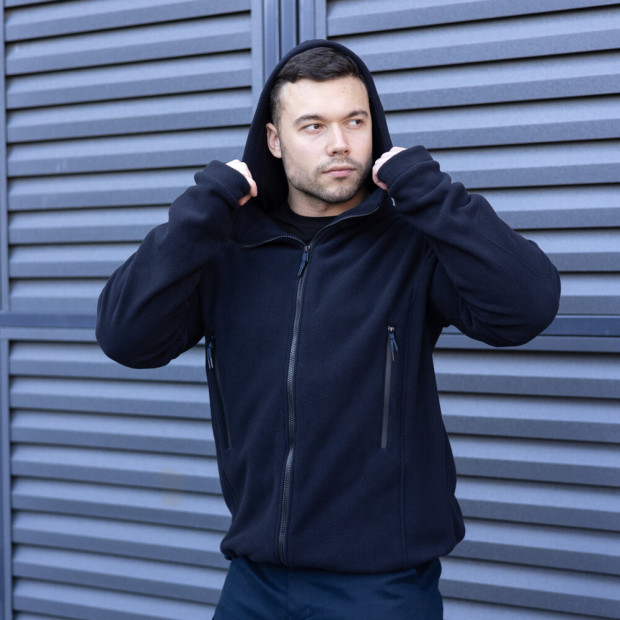 Толстовка флісова Pobedov Explorer Темно-синій - 2
