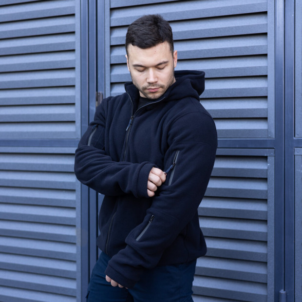 Толстовка флисовая Pobedov Explorer Темно-синий - 3