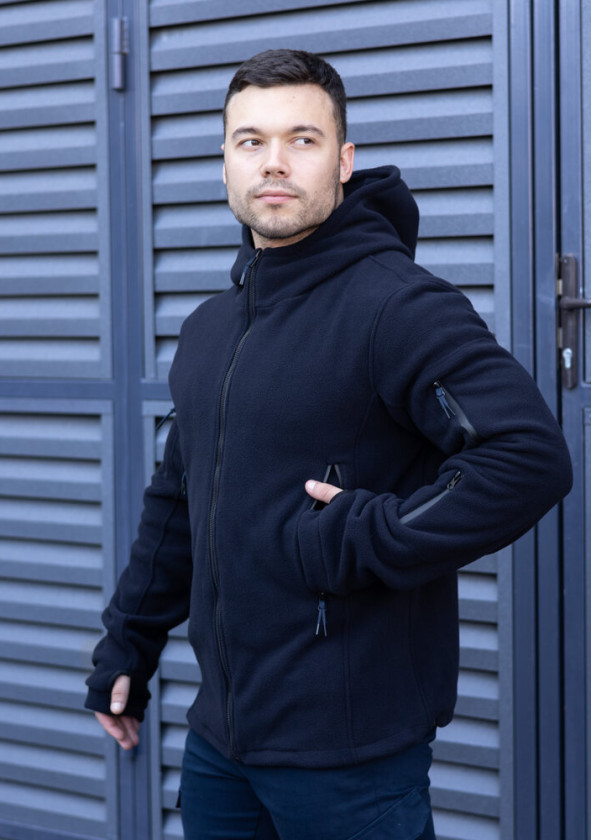 Толстовка флісова Pobedov Explorer Темно-синій 2