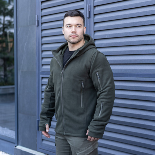 Толстовка флісова Pobedov Explorer Хакі, M - 1