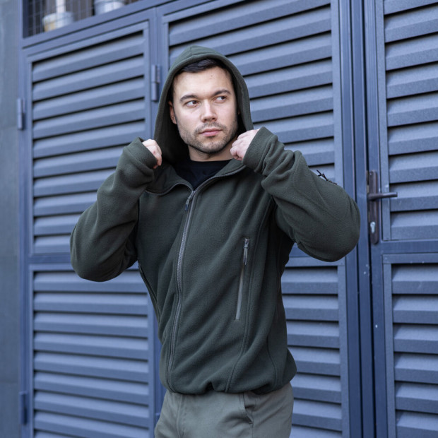 Толстовка флісова Pobedov Explorer Хакі, M - 3