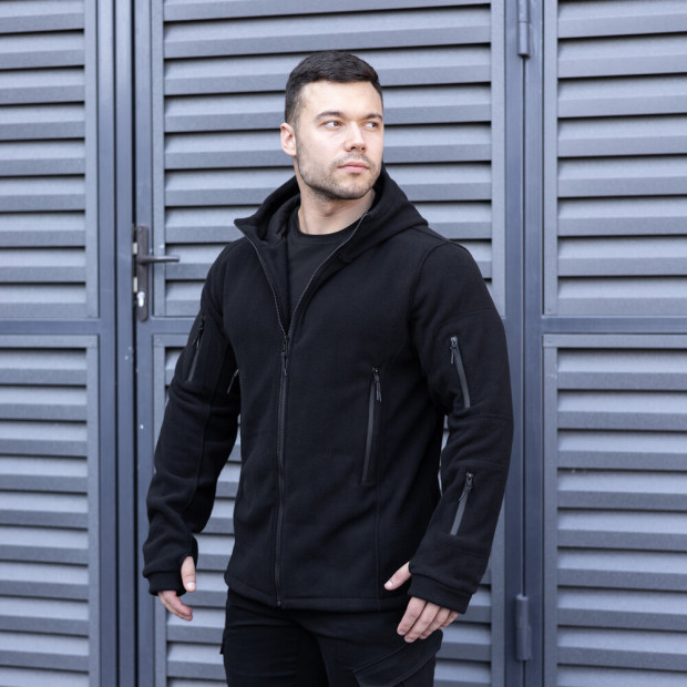 Толстовка флісова Pobedov Explorer Чорний, S - 2