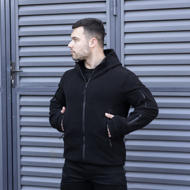 Толстовка флісова Pobedov Explorer Чорний, 2XL - 