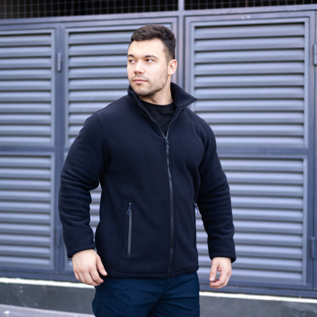 Толстовка флісова Pobedov Voin Темно-синій, 2XL - 